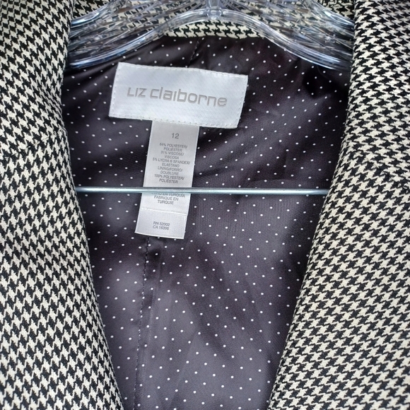 Liz Claiborne Houndstooth blazer - Picture 5 of 14